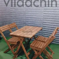 میز و صندلی چوبی تاشو|صندلی و نیمکت|تهران, شهرک شریفی|دیوار