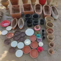 گلدان . صندلی . پارچه نمدی