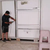 اجرای کناف سقف کاذب لاین نوری باکس دیوار دکور|خدمات پیشه و مهارت|تهران, صادقیه|دیوار