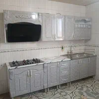کابینت ۳ بالا ۳ پایین آماده با یراق آلات رایگان