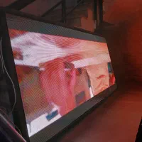 تابلو روان LED رنگی 130×270 کارکرده