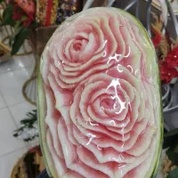 حکاکی و تزئین هندوانه و کدو