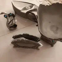 ظروف سیلور پذیرایی فیروزه ای