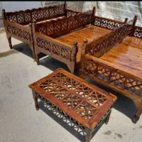 فروش ویژه تخت سنتی تمام چوب کیفیت ممتاز صادراتی|مبلمان خانگی و میز عسلی|بوشهر, |دیوار