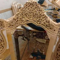مبل سلطنتی منبت دست گل ریز ۹نفره
