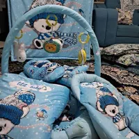 ست کامل رخت خواب مخمل نوزاد