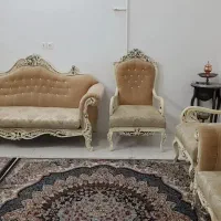 مبل استیل هفت نفره درحد جهیزیه|مبلمان خانگی و میز عسلی|قم, آذر (نکویی)|دیوار