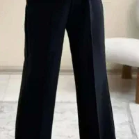 شلوار پارچه ای مشکی  بگ