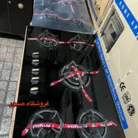 اجاق گاز پنج شعله چدن گرد جنرال /۸ میل
