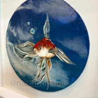 تابلو نقاشی ماهی