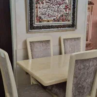 میز ناهارخوری ۶ نفره|میز و صندلی غذاخوری|آبیک, |دیوار