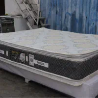 باکس سوپرا و تشک دوطرف پد با پارچه گردبافت رویال