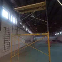 اجاره چهارپایه داربستی چرخ دار تا ۸ متر ارتفاع