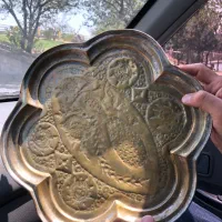 سینی برنجی قدیمی