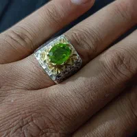 انگشتر زبرجد دست ساز