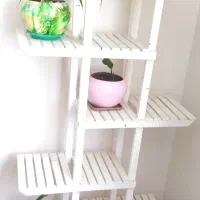استند چوبی گل 6طبقه