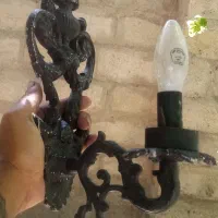 چراغ آویز آلمینیومی قدیمی سالم