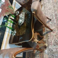 میز نهار خوری چهار نفره چوب گردو|میز و صندلی غذاخوری|مشهد, عسگریه|دیوار