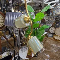 آویز لوستر اتاق دو شعله مدل شاخه ای