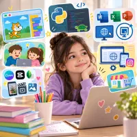 آموزش‌آنلاین مهارت‌هاکامپیوتربرای کودکان ونوجوانان