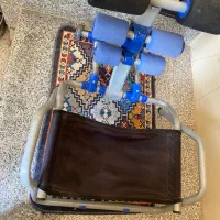 دوچرخه ثابت و دستگاه دراز نشست