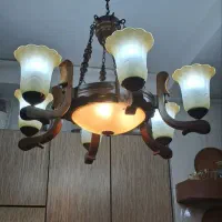 لوستر لوکس چوبی فرانسه|لوستر و چراغ آویز|پرند, فاز ۴|دیوار