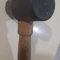 چکش لاستیکی + لره چوب بر