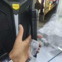 اسپیکر بلوتوثی به همراه میکروفن گارانتی دار|پخشکننده همراه|همدان, |دیوار