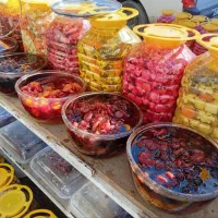 انواع ترشی خانگی ، ترشک، لواشک