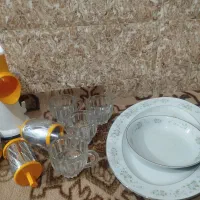 2تا قالین و سالاد خوردکن باقندون استکان