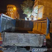 حمل نخاله‌خاک برداری ماسه بانیسان کمپرسی اتاق بزرگ