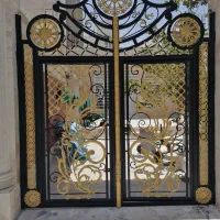 نقاشی ساختمان و در و پنجره