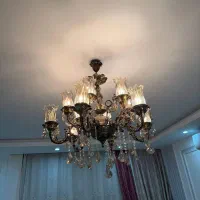 لوستر|لوستر و چراغ آویز|مشهد, اقبال|دیوار