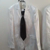 دودست کت وشلوار سفید مردانه ترک سایز ۵۰تا۵۲