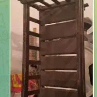 تخت کودک جعبه قالی تلویزیون یخچال قدیمی عتیغه