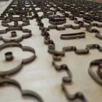 قالب دایکات جعبه کارتن اتیکت لیبل پازل خاص تاتامی