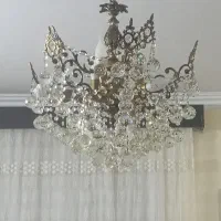 لوستر جنس برنز ۹ شاخه|لوستر و چراغ آویز|تهران, مجیدآباد|دیوار