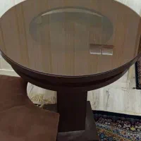 حراج میز گرد کاملا سالم|میز و صندلی غذاخوری|اهواز, زیتون کارمندی|دیوار