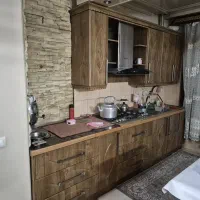 ۱۰ متر کابینت دست دوم + شیر و گاز و هود و سینک|جاکفشی، کمد، دراور|ری, شهادت|دیوار