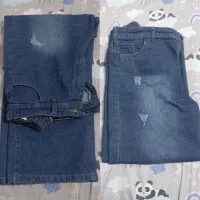 شلوار لی نیم بگ نو