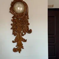 ساعت دیواری خوشه گل
