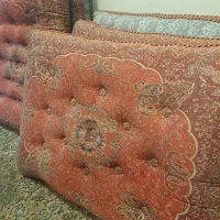 پشتی سنتی قرمز ترمه|پشتی|کرج, حاجی آباد|دیوار