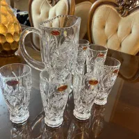 پارچ و لیوان خورشیدی اصل بوهمیا نو