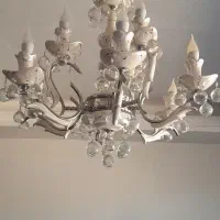 لوستر سرامیکی و تخت خواب یک فره|لوستر و چراغ آویز|پرند, فاز ۰|دیوار