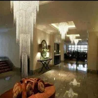لوستر الماس.کریستالی دوبلکسی مارال ۲متر.AC light|لوستر و چراغ آویز|تهران, سنگلج (شاپور)|دیوار