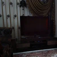 پرده ی کرم نسکافه ای قهوه ای