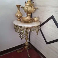 میزخاطره برنز با سماور وگلدون