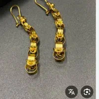 یک عدد گوشواره طلا حدود ۳گرم ۷۰ سوت در حد نو