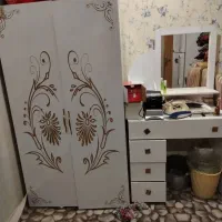 کمد طرح دیواری با یه میز آرایش بدلیل مهاجرت|جاکفشی، کمد، دراور|خرمشهر, |دیوار