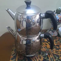 کتری قوری استیل کفه چدن کرکماز اصل ترکیه